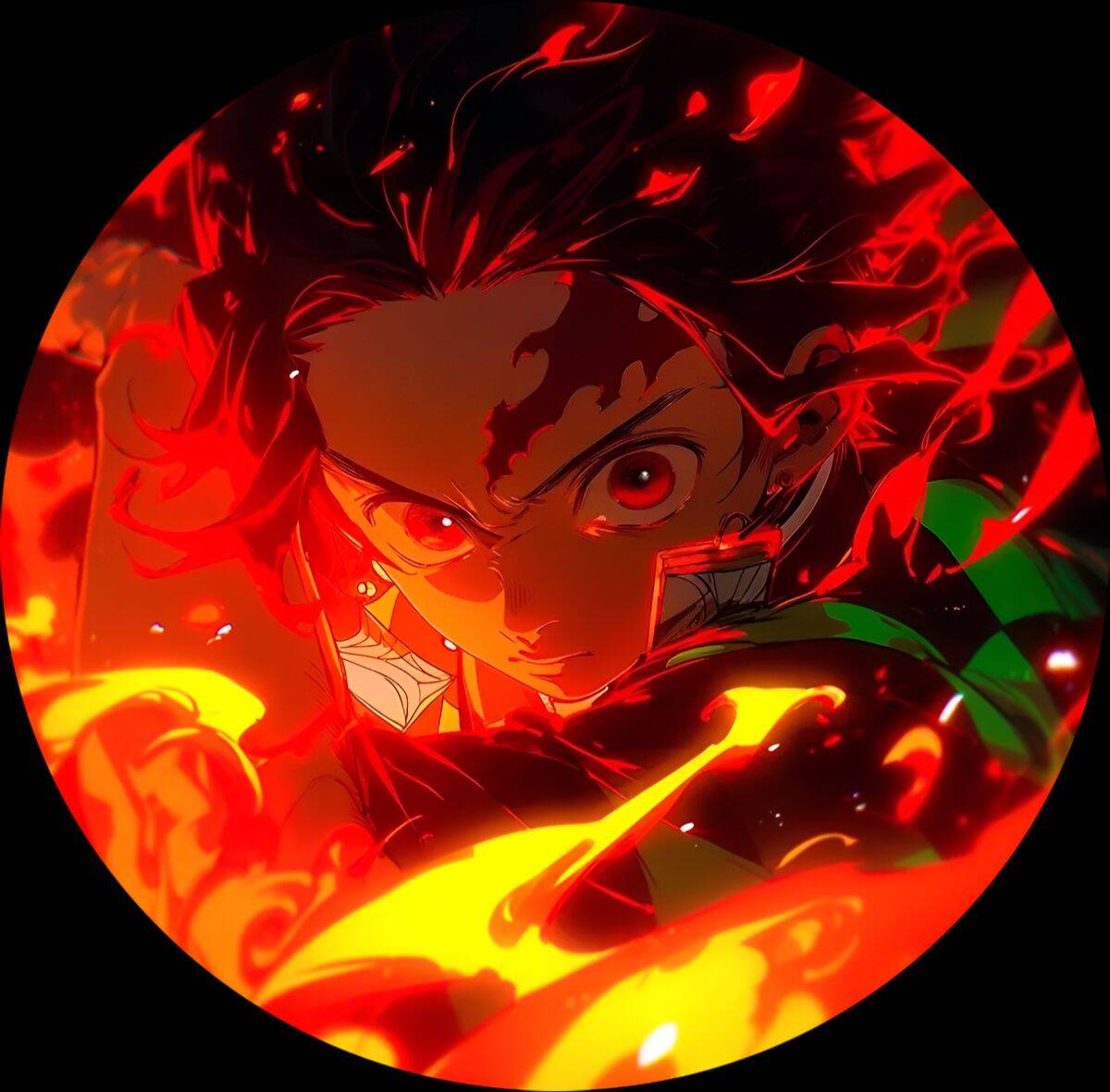 Demon Slayer pfp Profile Picture Tanjiro Flame Breathing
