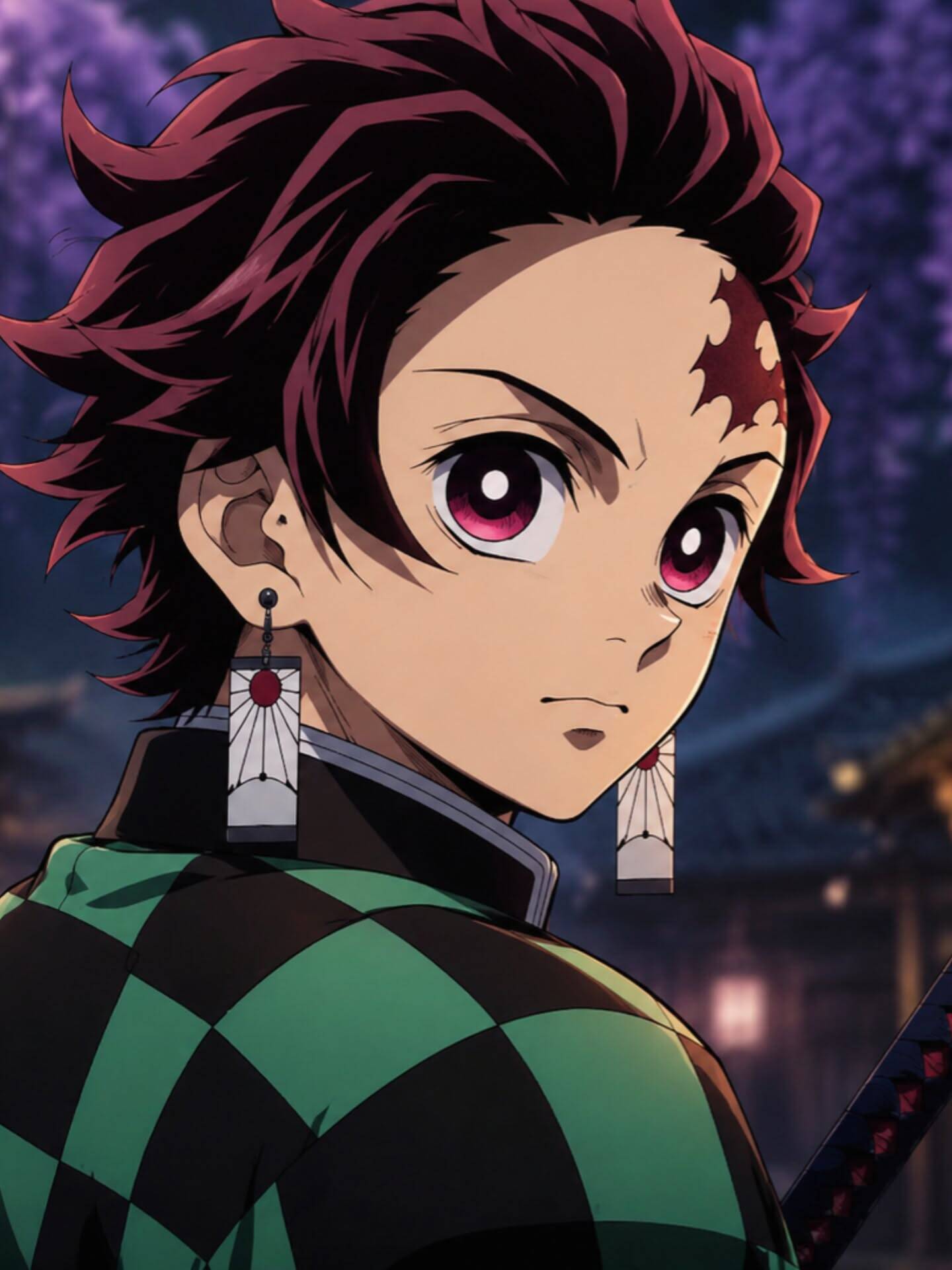 Demon Slayer pfp Profile Picture Tanjiro Kamado Determined Look