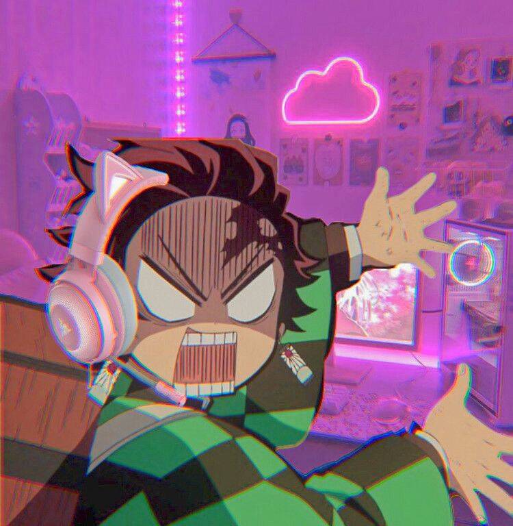 Demon Slayer pfp Profile Picture Tanjiro Gaming Rage
