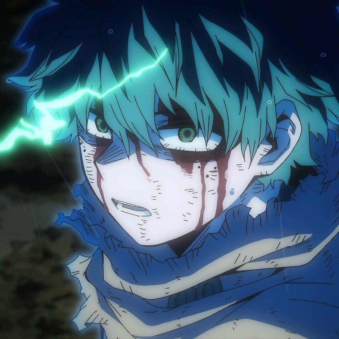 Deku pfp Profile Picture Dark Hero Arc Intense Look