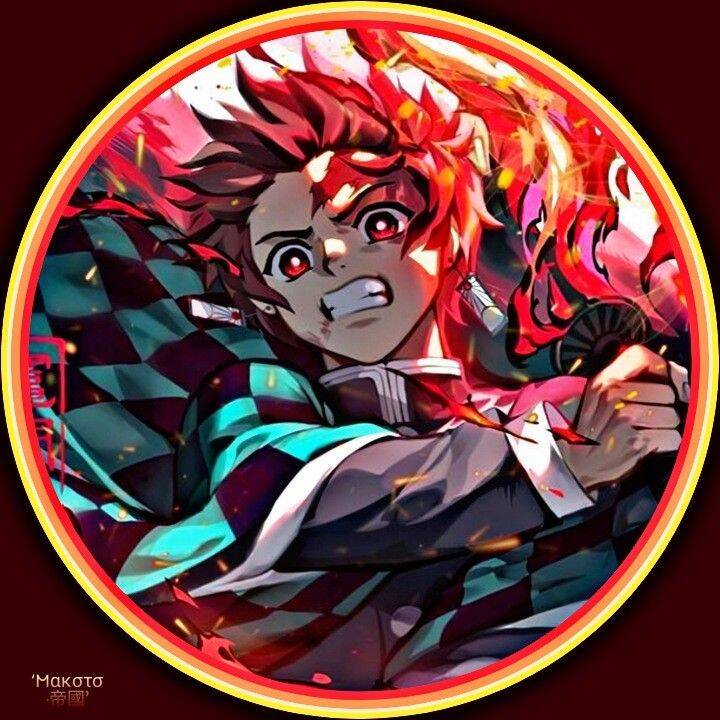 Demon Slayer pfp Profile Picture Tanjiro Fire Breathing