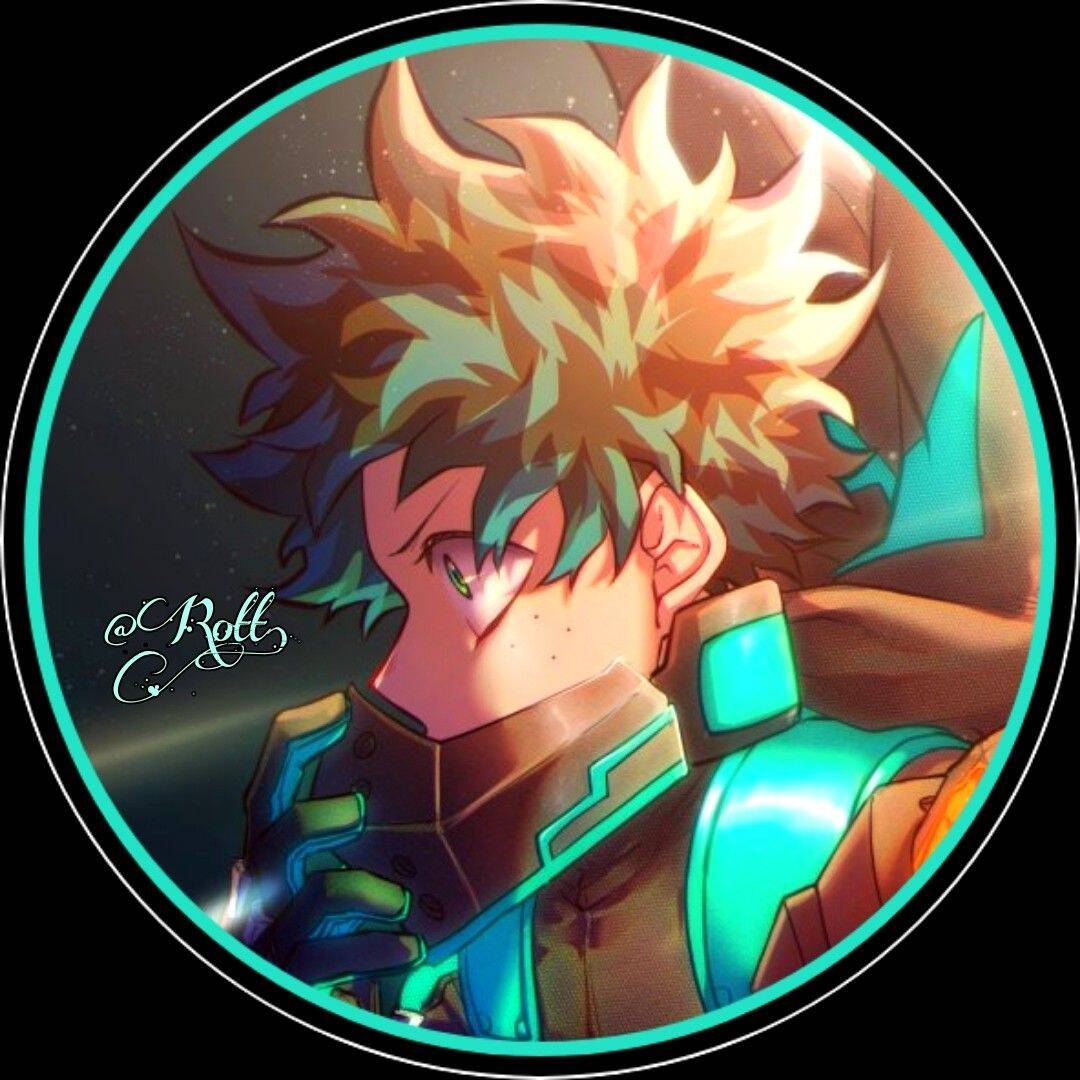 Deku pfp Profile Picture Hero Costume Glow