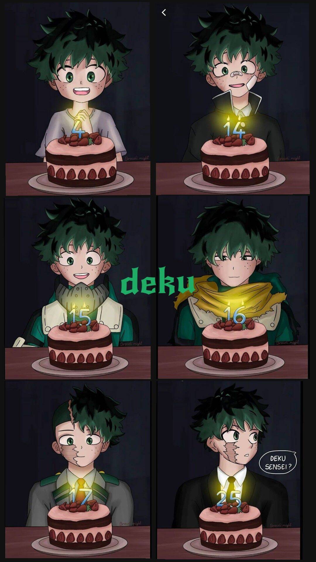 Deku pfp Profile Picture Birthday Evolution