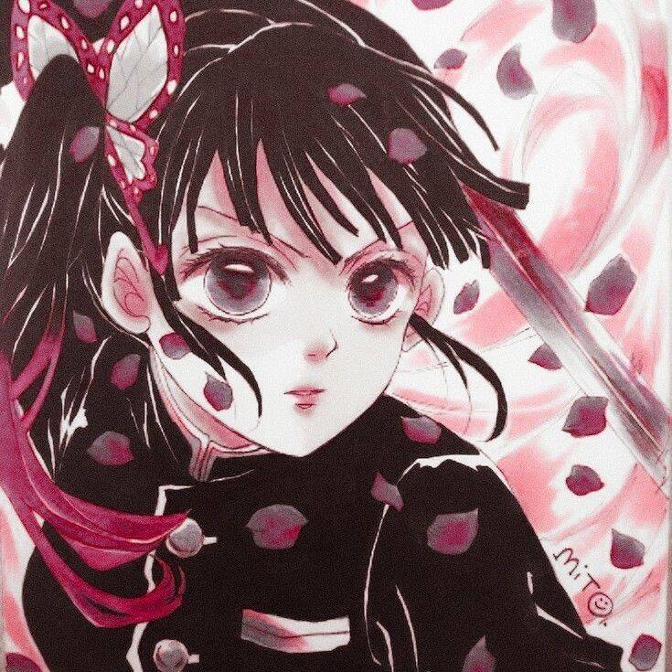 Demon Slayer pfp Profile Picture Kanao Tsuyuri Cherry Blossom