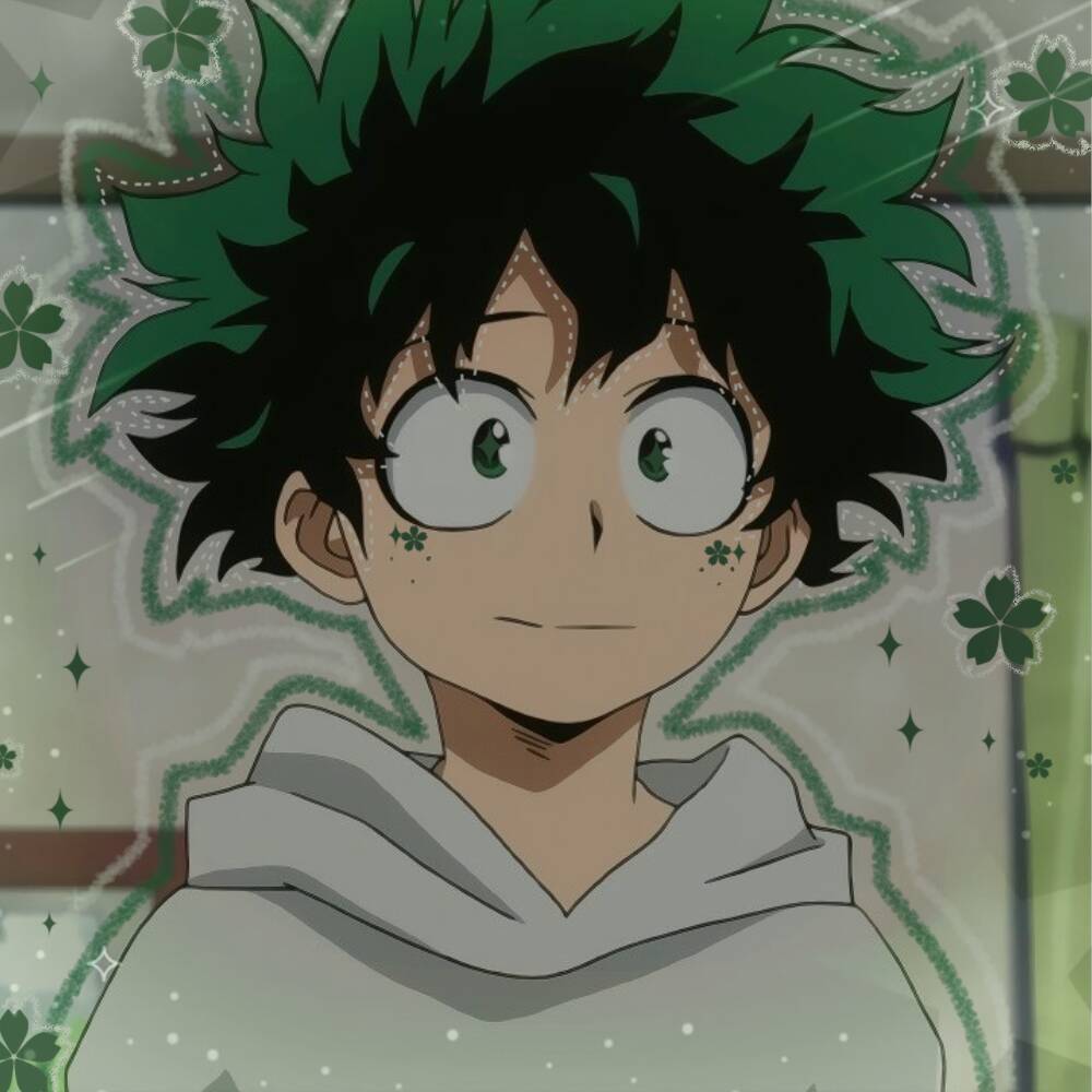 Deku pfp Profile Picture My Hero Academia Green Hair Freckles