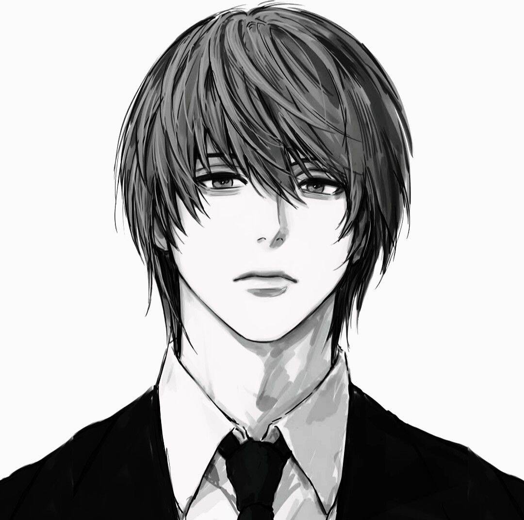 Death Note pfp Profile Picture Light Yagami Serious Expression