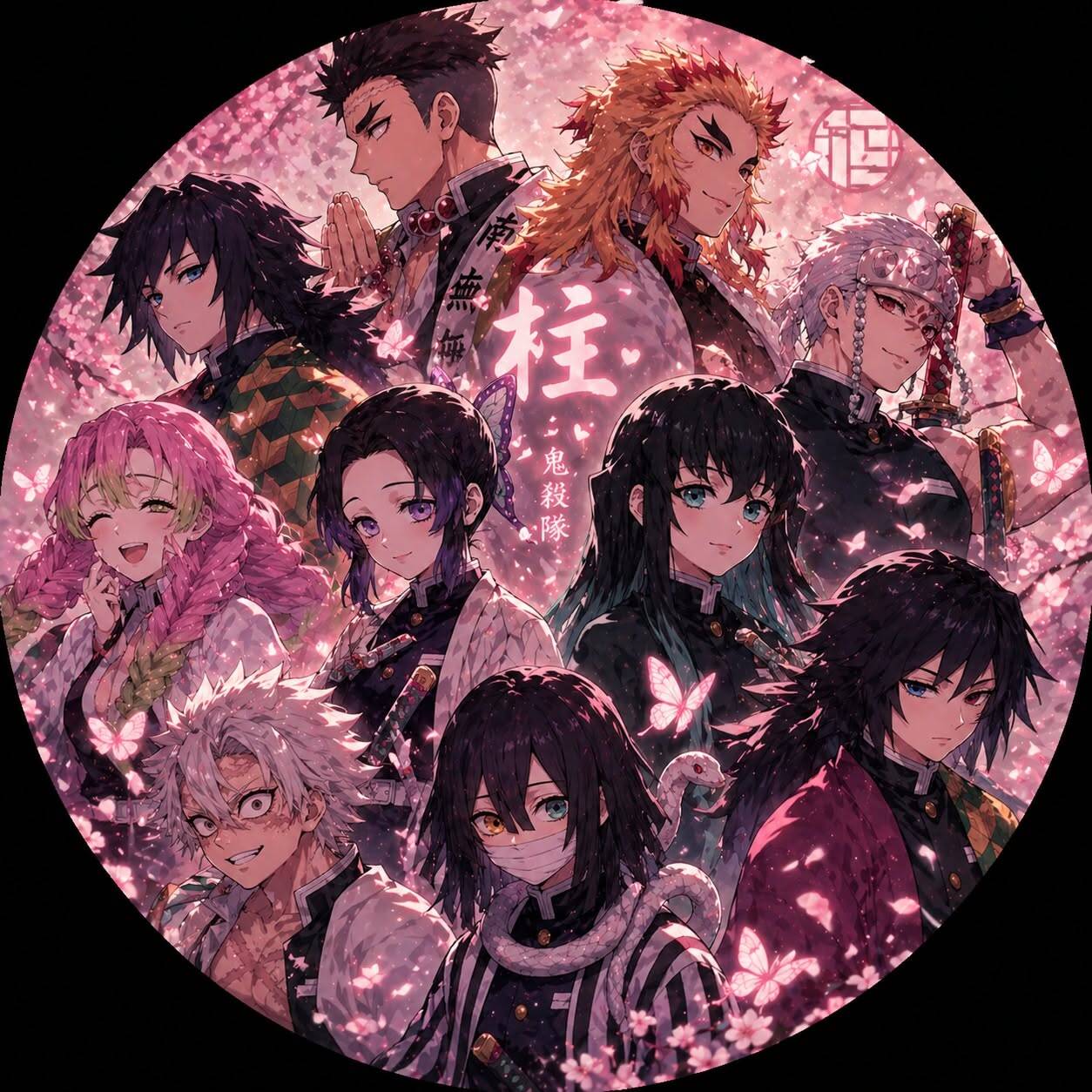 Demon Slayer pfp Profile Picture Hashira Group Cherry Blossom