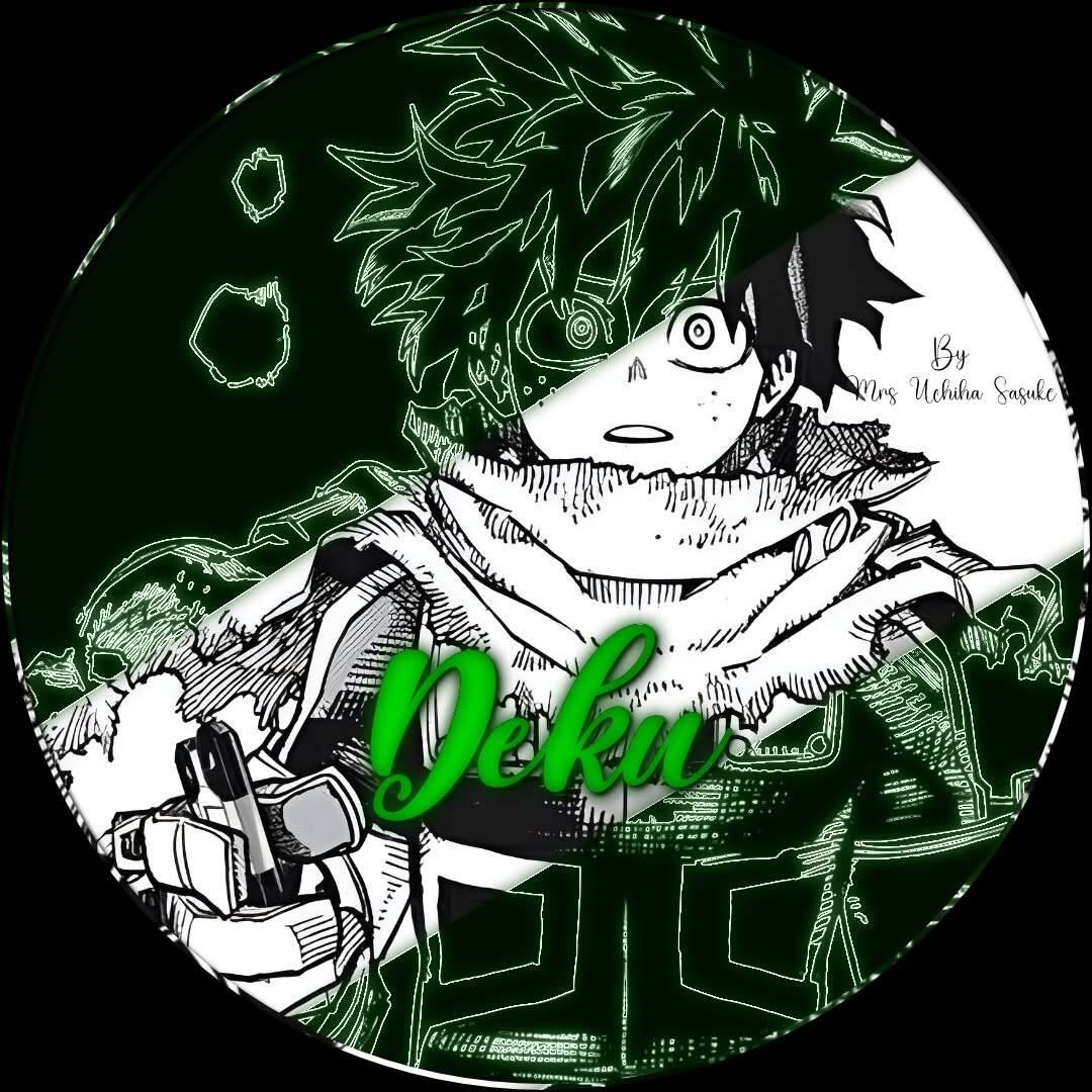 Deku pfp Profile Picture Dark Hero Arc Black and Green