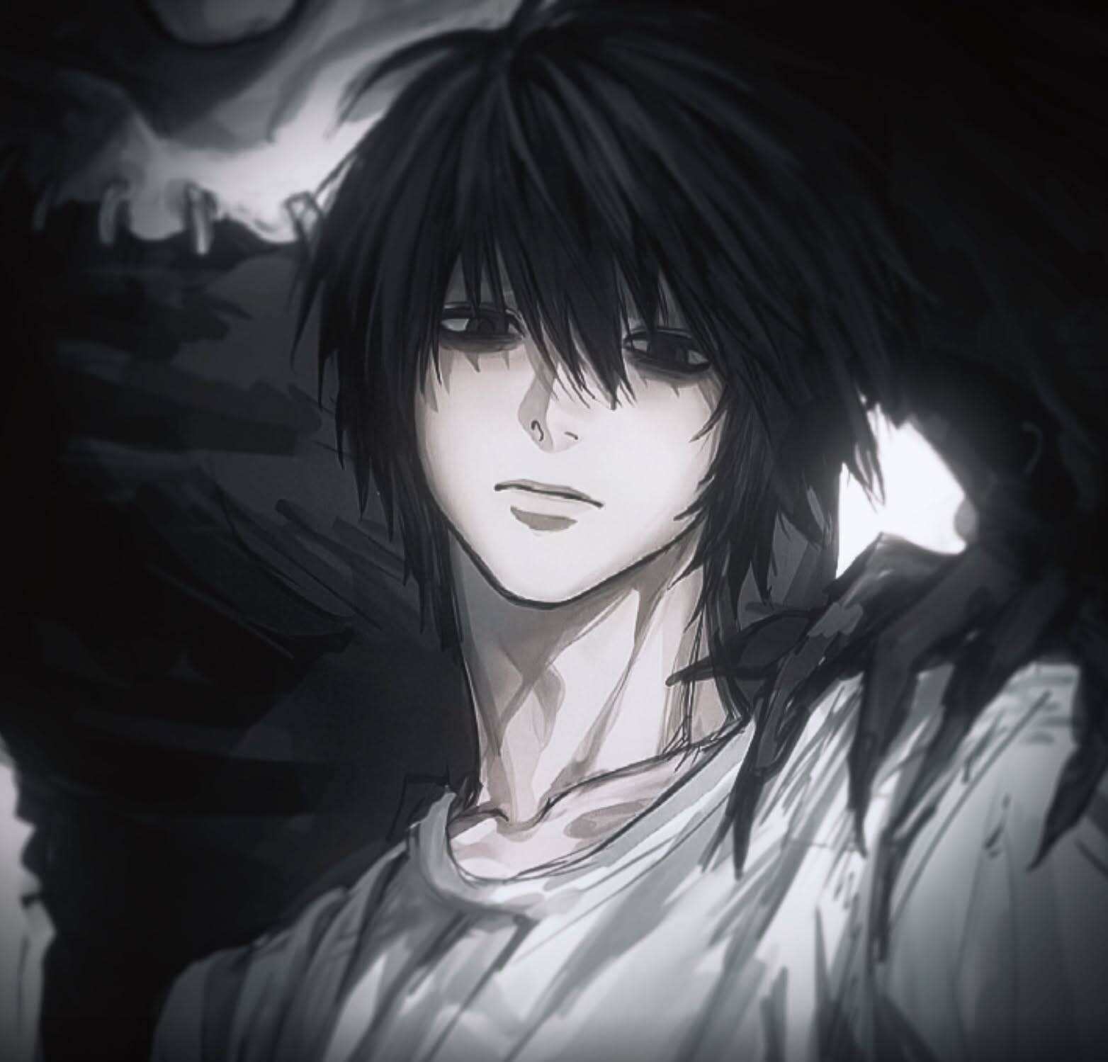 Death Note pfp Profile Picture L Mysterious Shadow