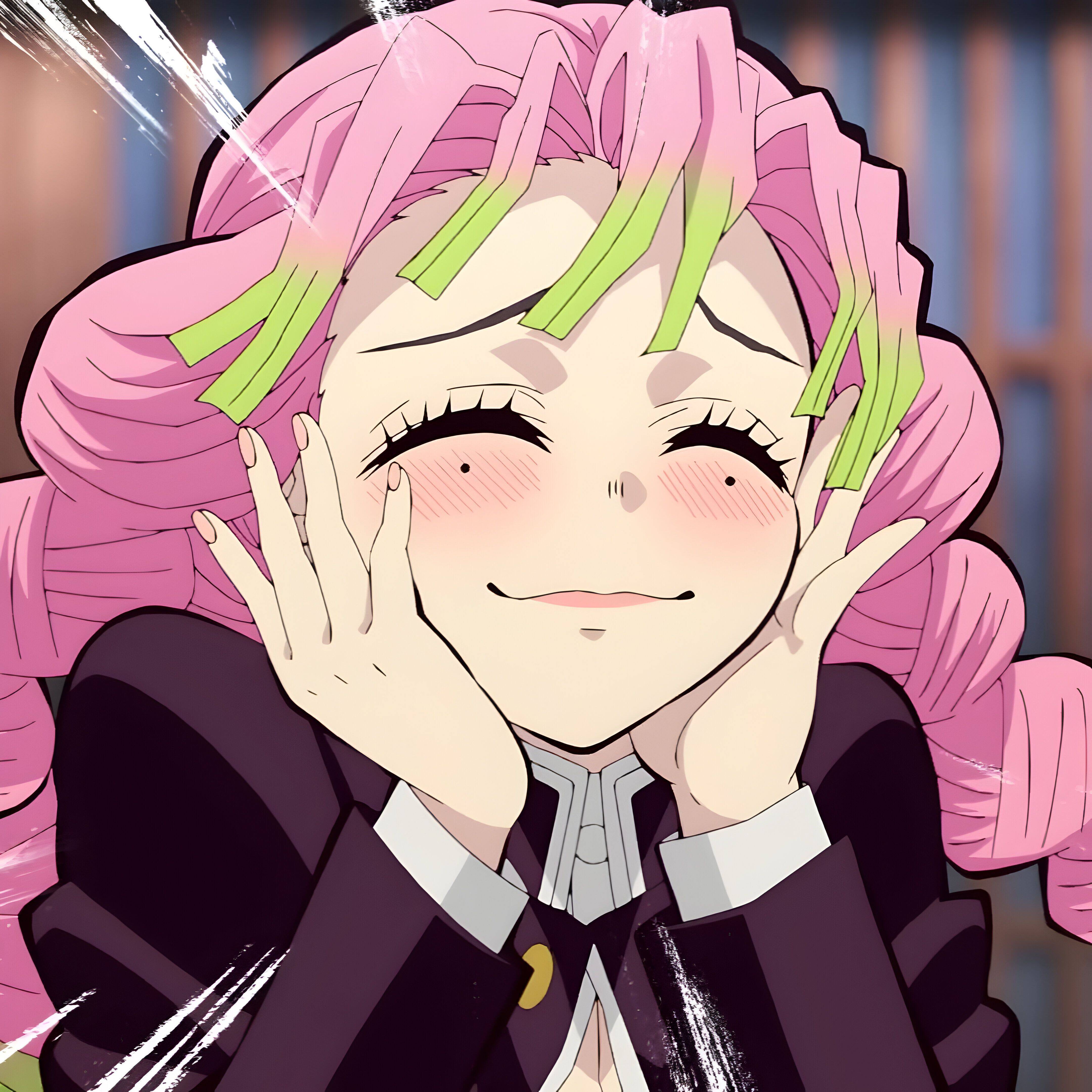 Demon Slayer pfp Profile Picture Mitsuri Kanroji Love Hashira