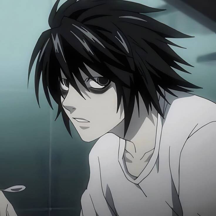 Death Note pfp Profile Picture L Intense Gaze