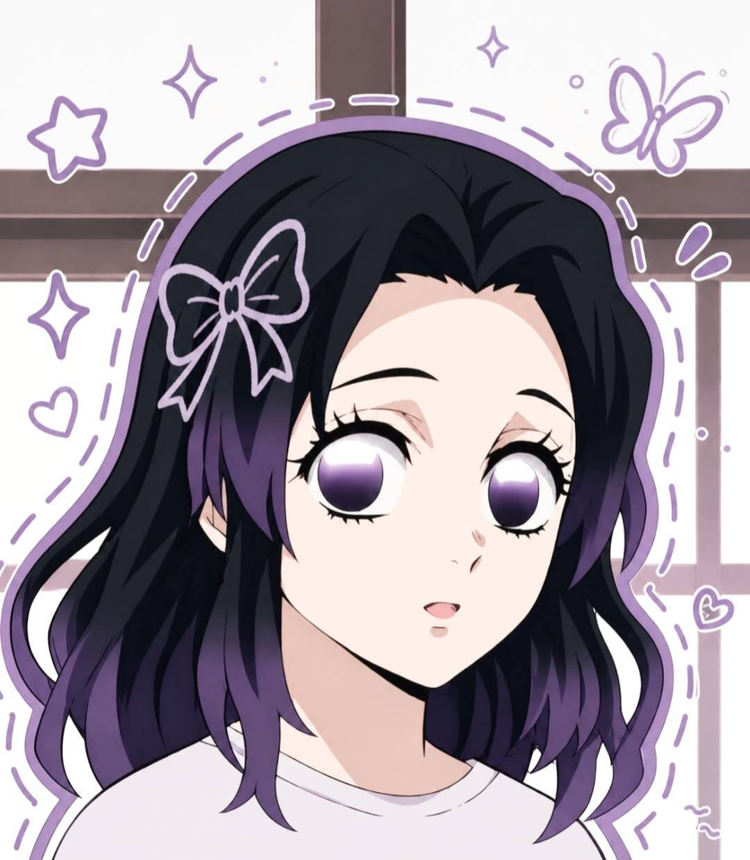Demon Slayer pfp Profile Picture Shinobu Kocho Butterfly