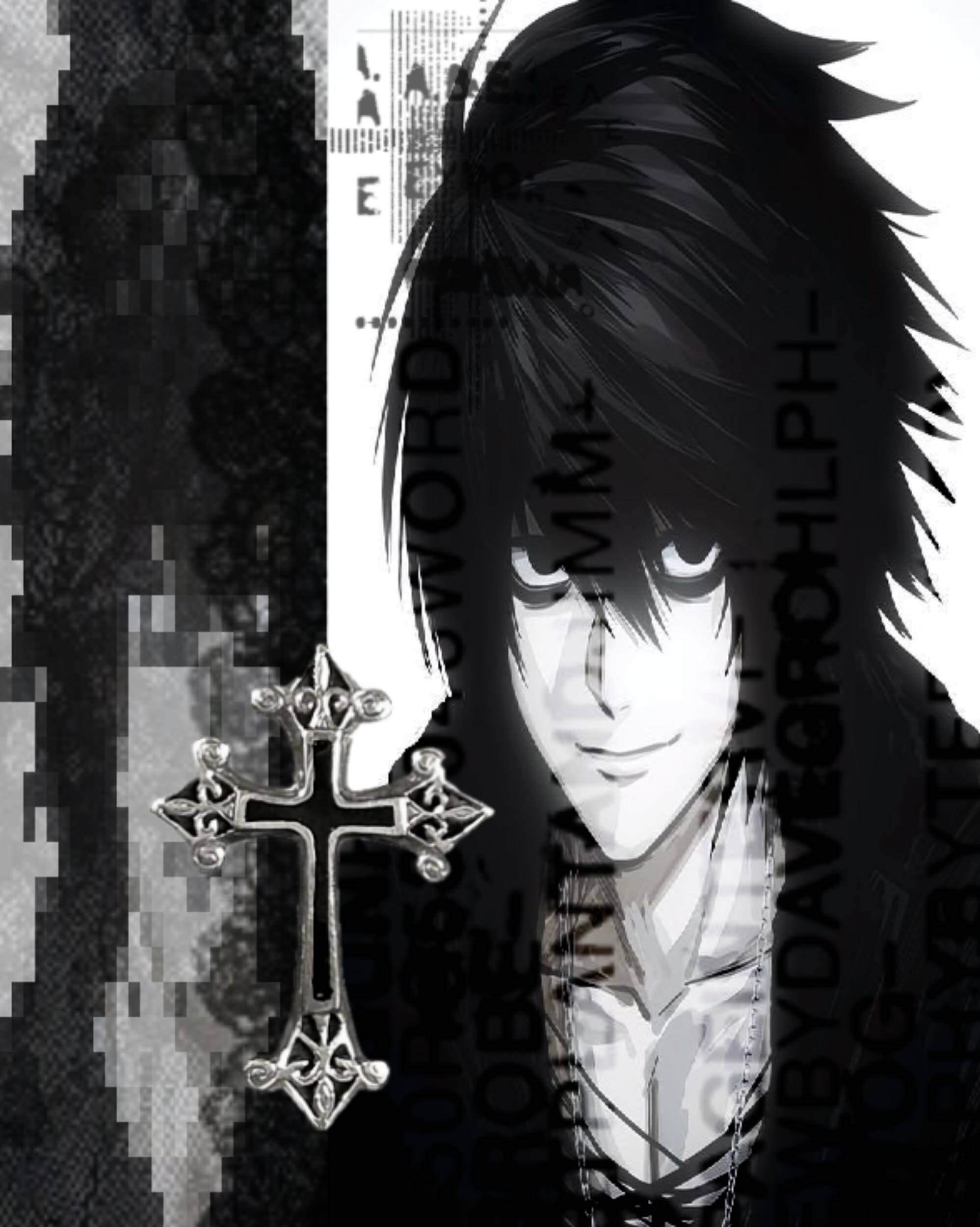 Death Note pfp Profile Picture L Mysterious Cross