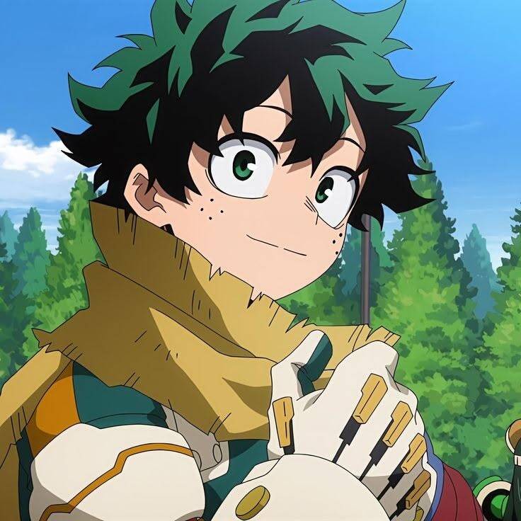 Deku pfp Profile Picture My Hero Academia Forest Background