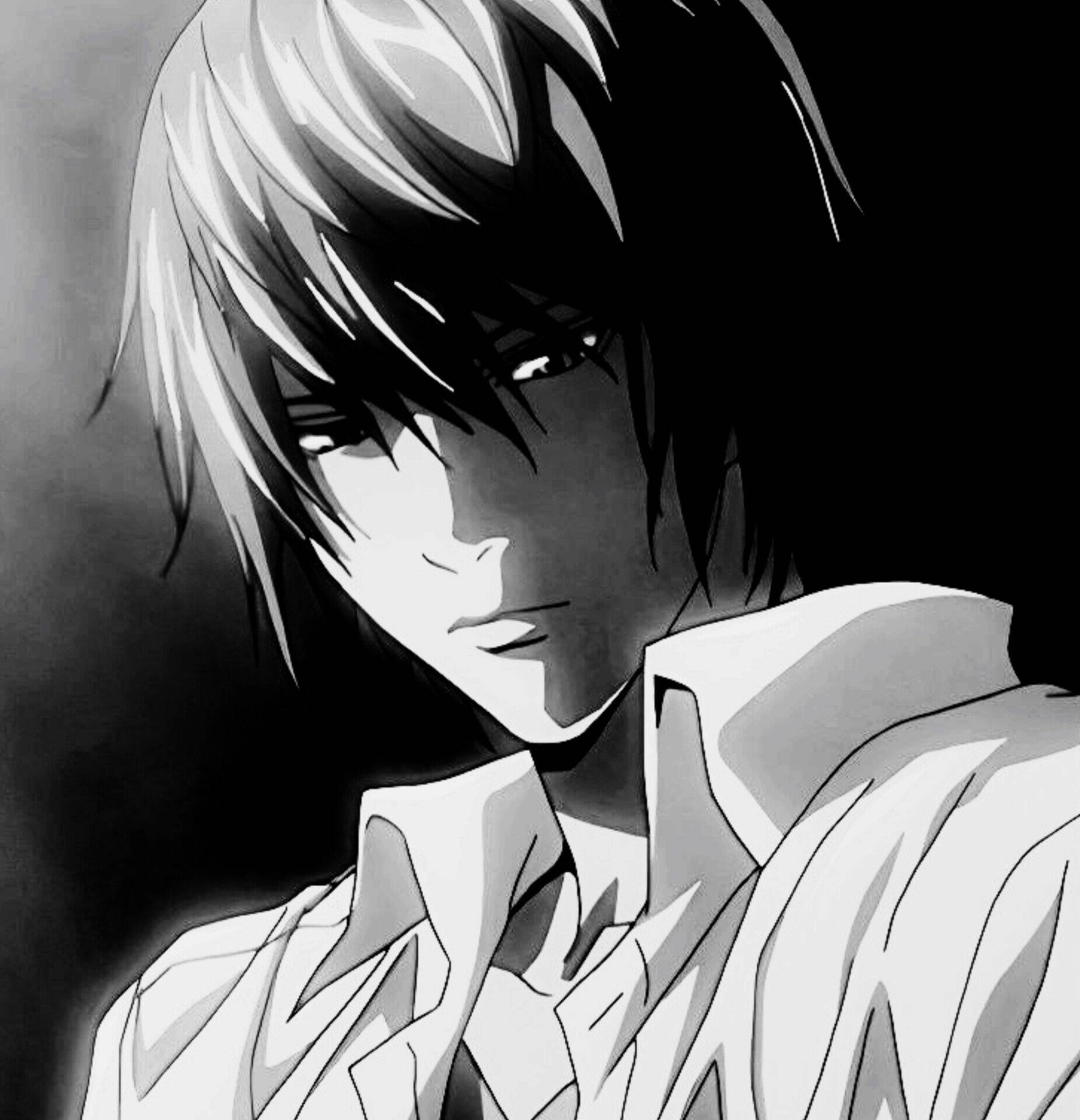 Death Note pfp Profile Picture L Contemplative Shadow