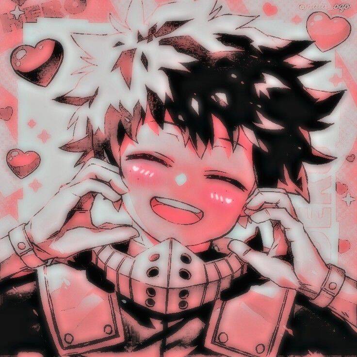 Deku pfp Profile Picture Blushing Smile My Hero Academia