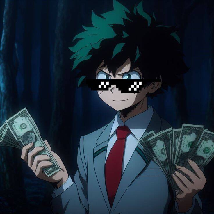 Deku pfp Profile Picture Money Meme