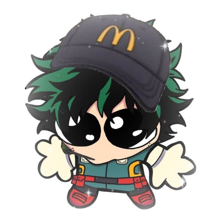 Deku pfp Profile Picture Cute Chibi Style with Cap