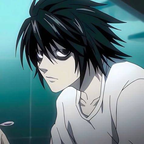 Death Note pfp Profile Picture L Intense Gaze