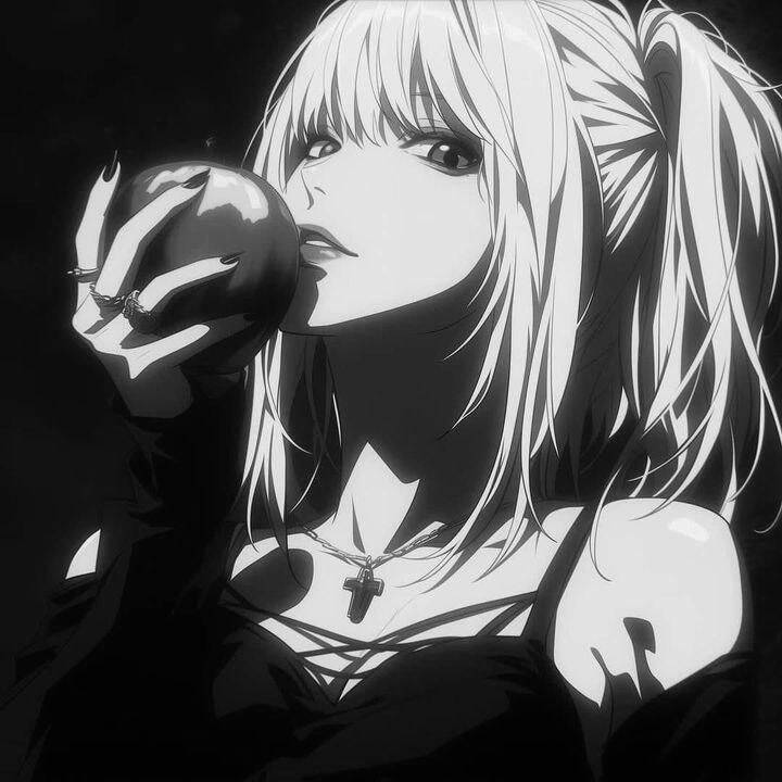 Death Note pfp Profile Picture Misa Amane Holding Apple
