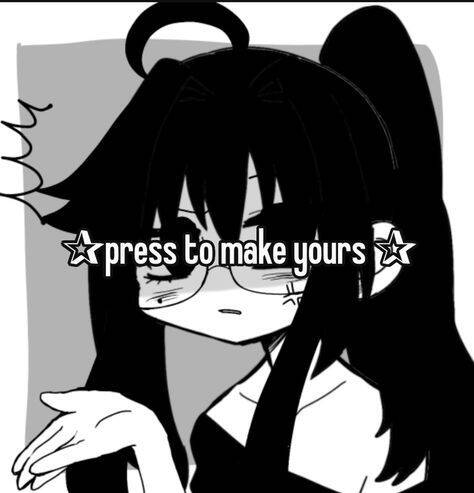 Black and White pfp Profile Picture Anime Cool Style