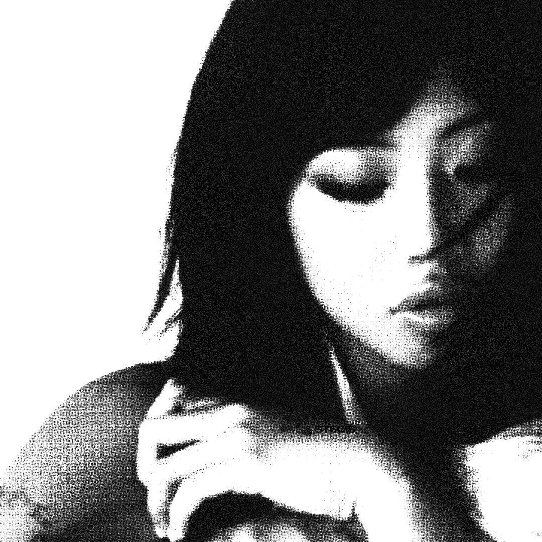 Black and White pfp Profile Picture Thoughtful Expression