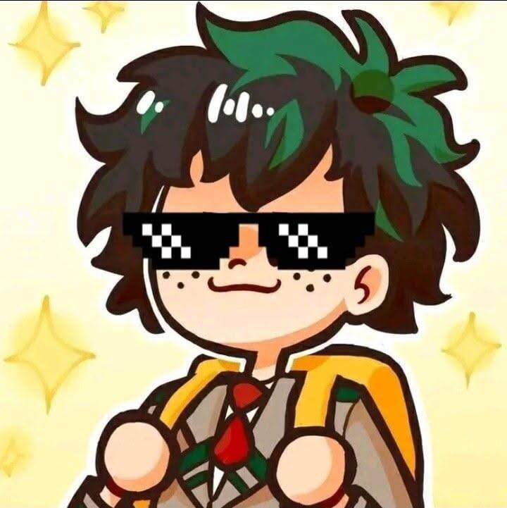 Deku pfp Profile Picture Cool Shades My Hero Academia