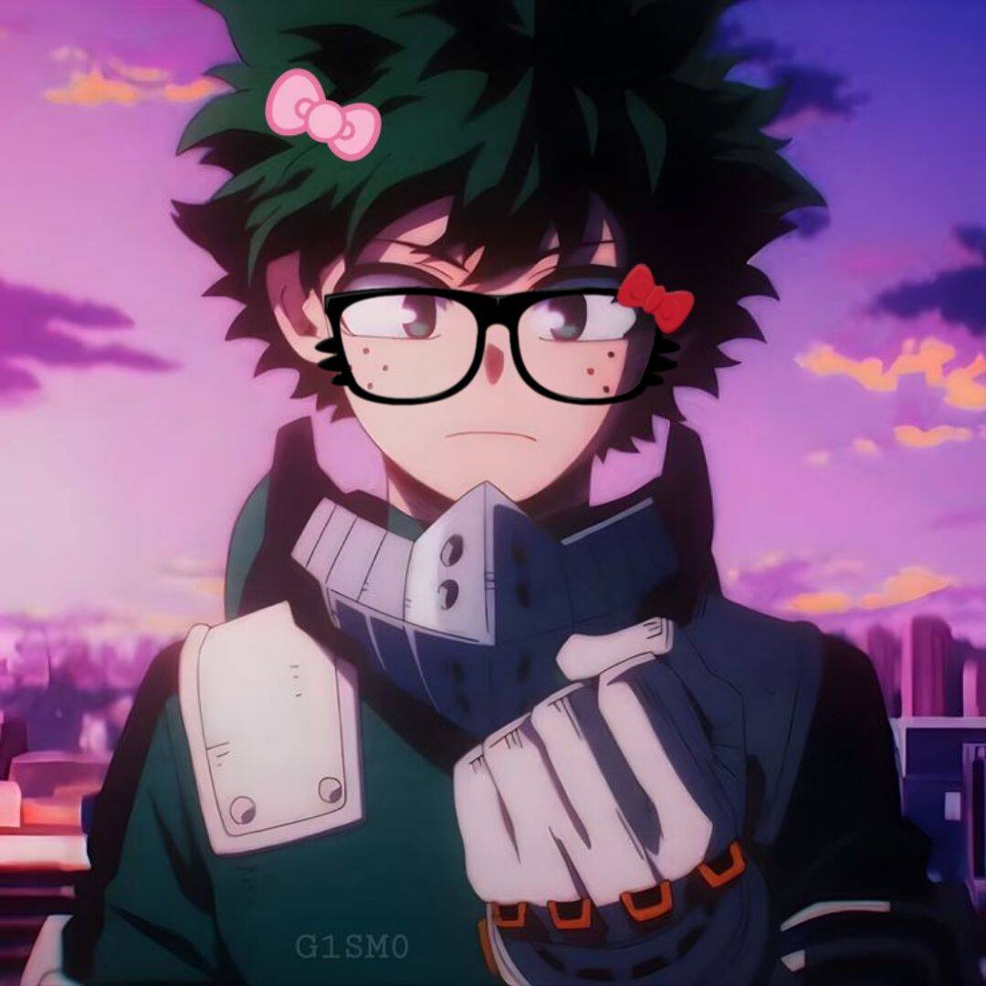 Deku pfp Profile Picture with Glasses and Accessories