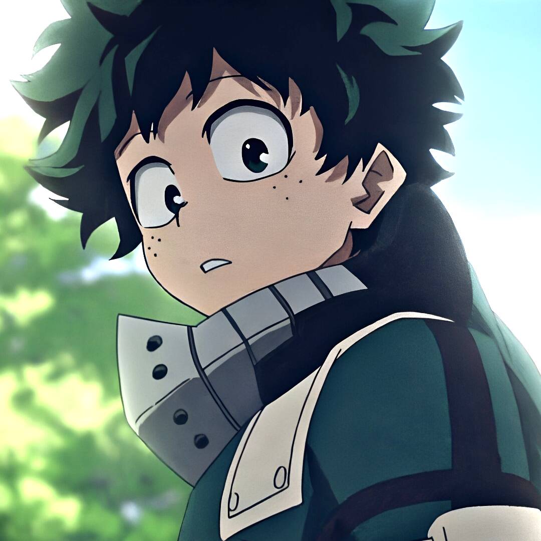 Deku pfp Profile Picture My Hero Academia Green Hair