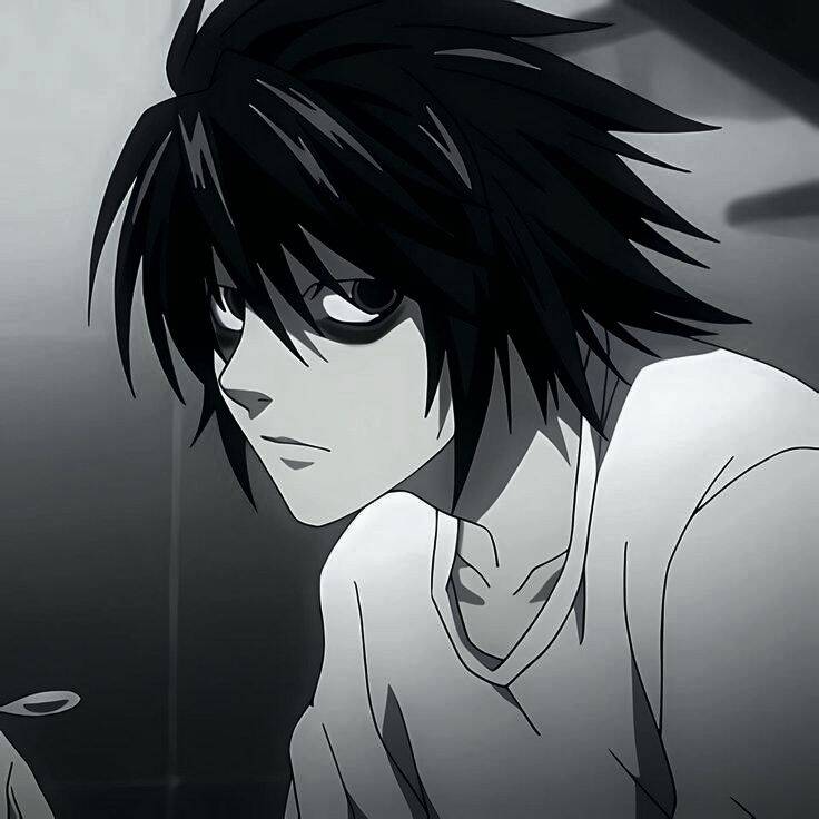 Death Note pfp Profile Picture L Intense Gaze