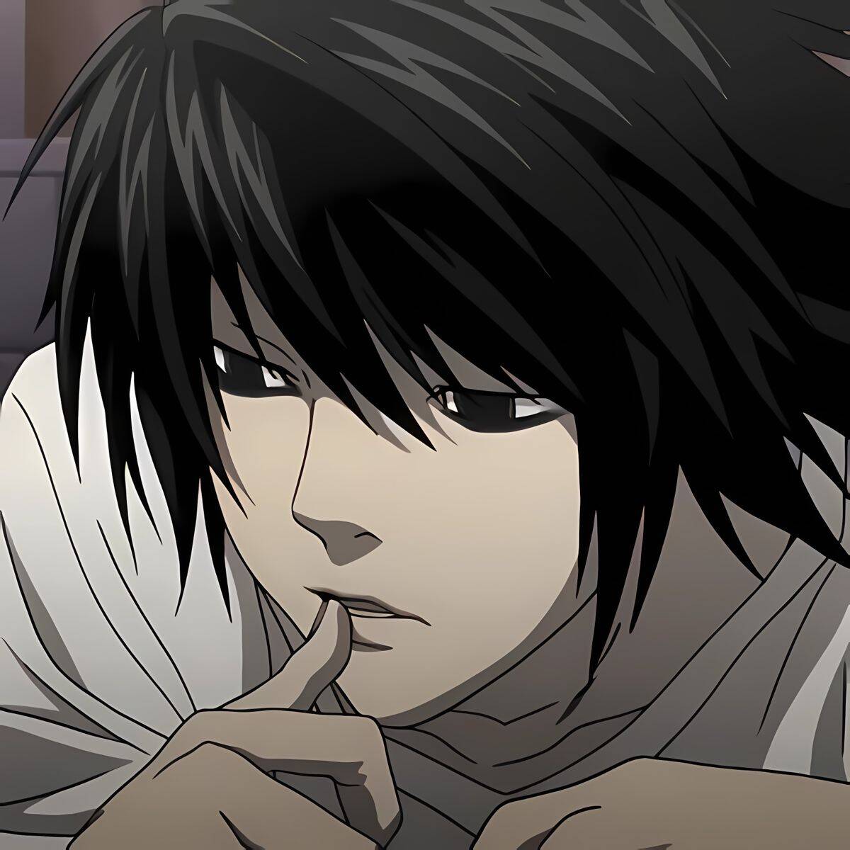 Death Note pfp Profile Picture L Deep in Thought