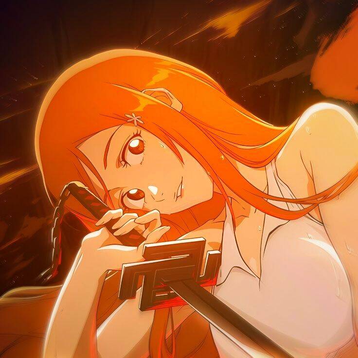 Bleach pfp Profile Picture Orihime Inoue with Sword