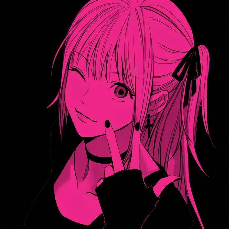Death Note pfp Profile Picture Misa Amane Winking Pose
