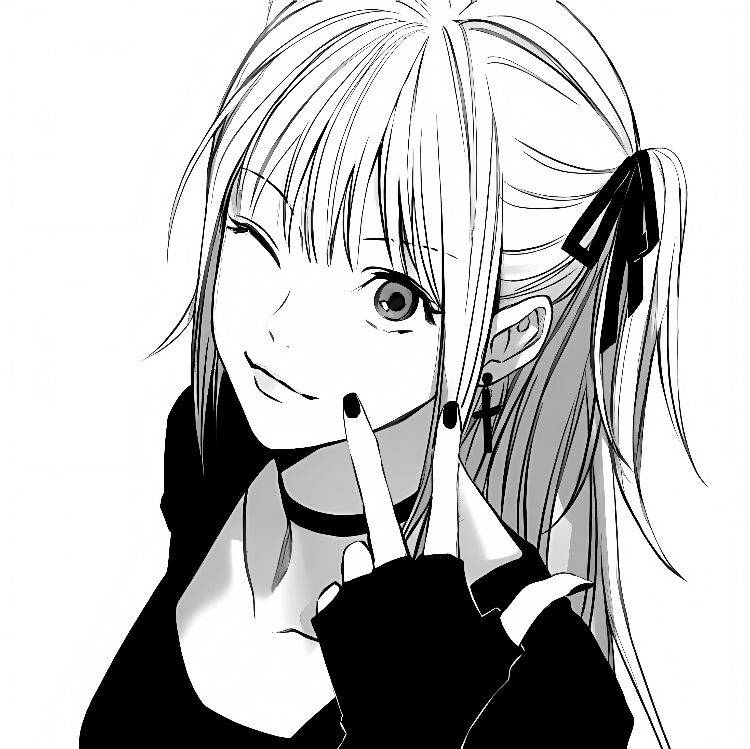 Death Note pfp Profile Picture Misa Amane Winking Pose