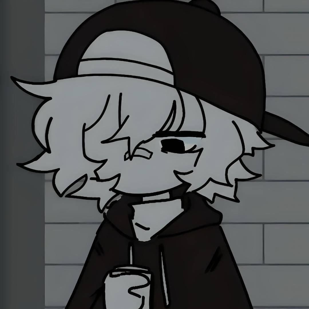 Black and White pfp Profile Picture Anime Cool Style