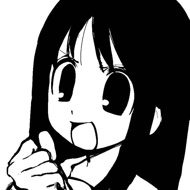Black and White pfp Profile Picture Anime Expression