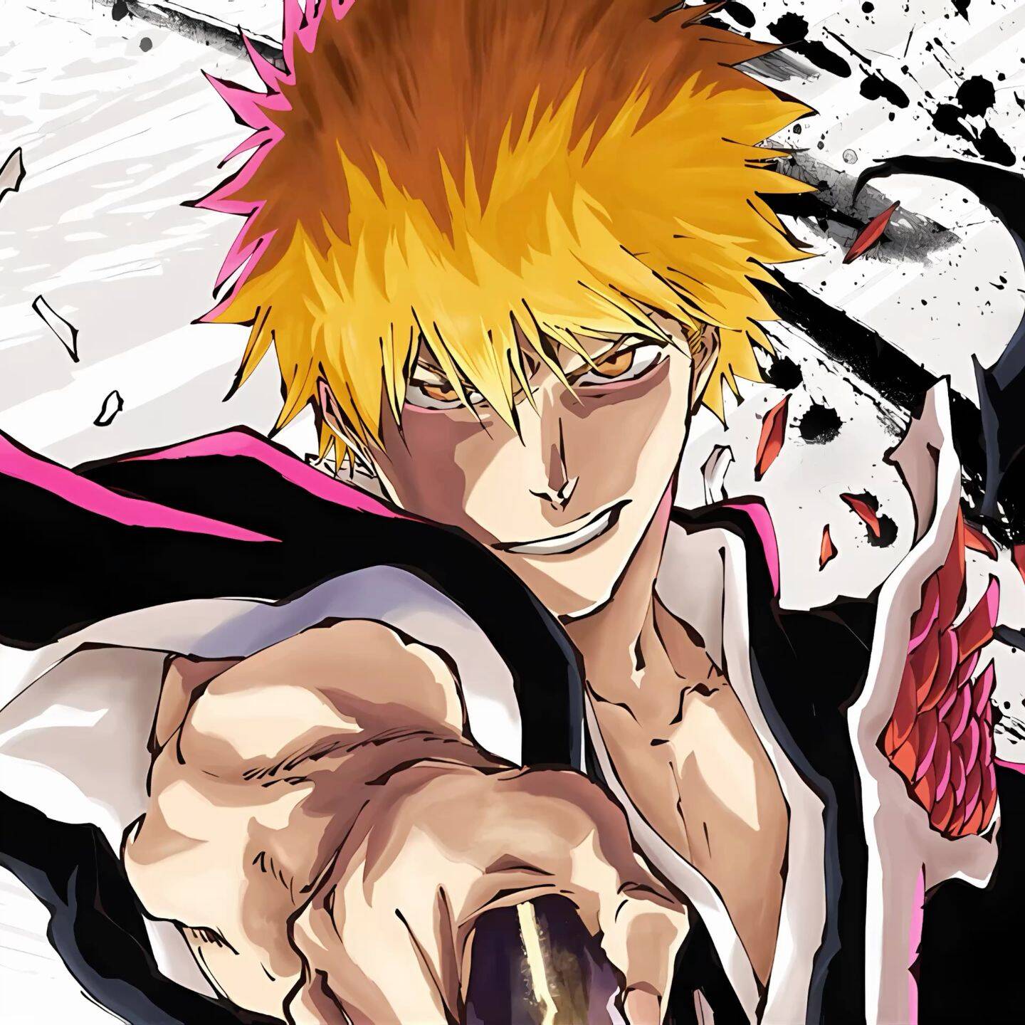 Bleach pfp Profile Picture Ichigo Kurosaki Smiling Shinigami