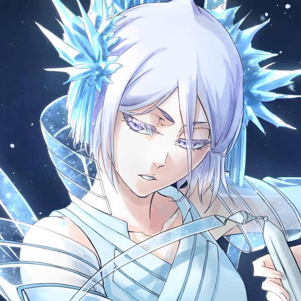 Bleach pfp Profile Picture Tōshirō Hitsugaya Ice Form