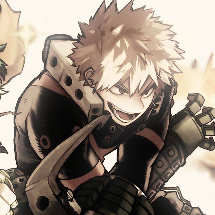 Bakugo pfp Profile Picture Hero Costume Grenade Gauntlets