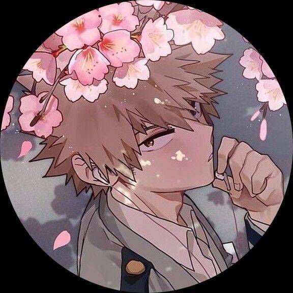 Bakugo pfp Profile Picture Cherry Blossom Aesthetic