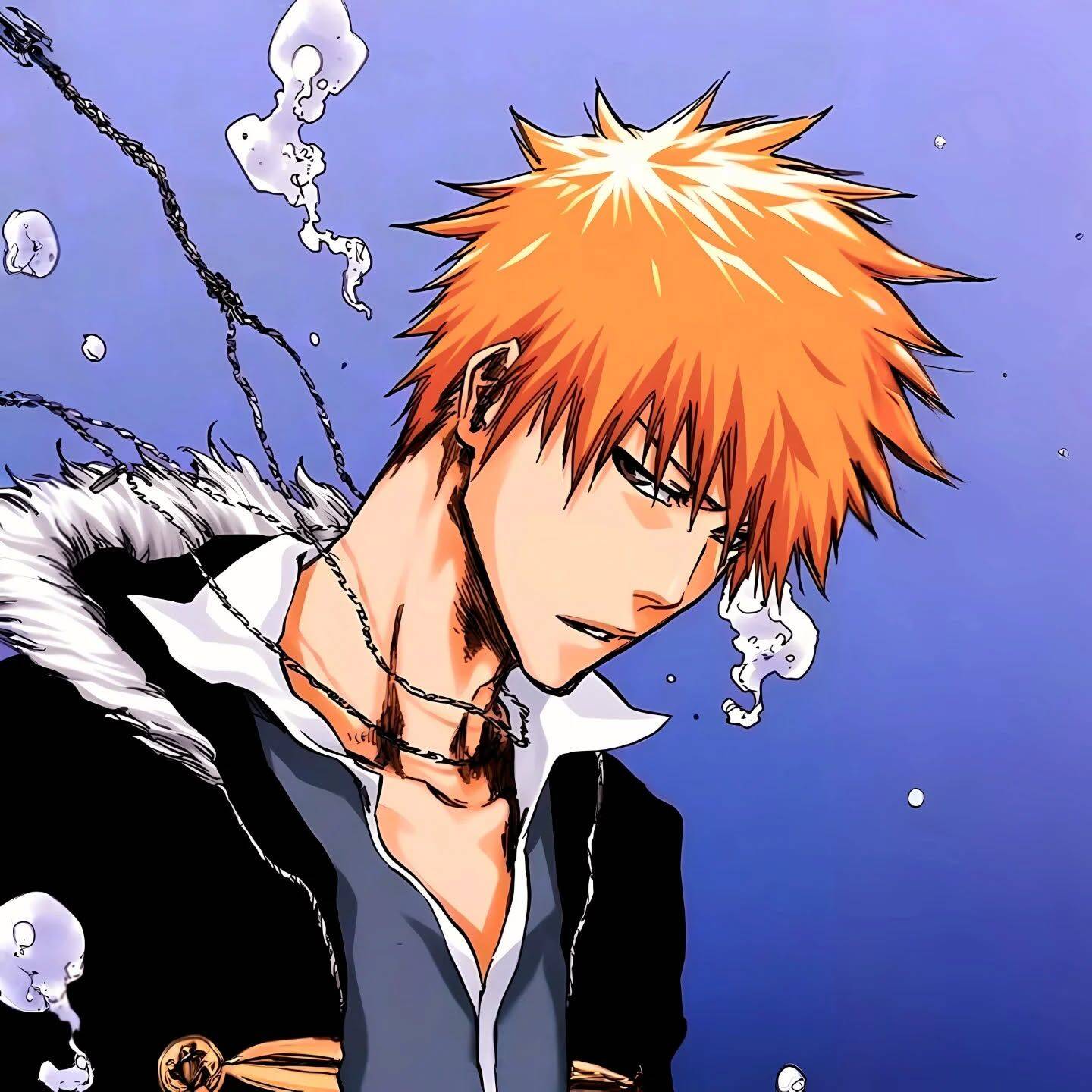 Bleach pfp Profile Picture Ichigo Kurosaki Intense Stare