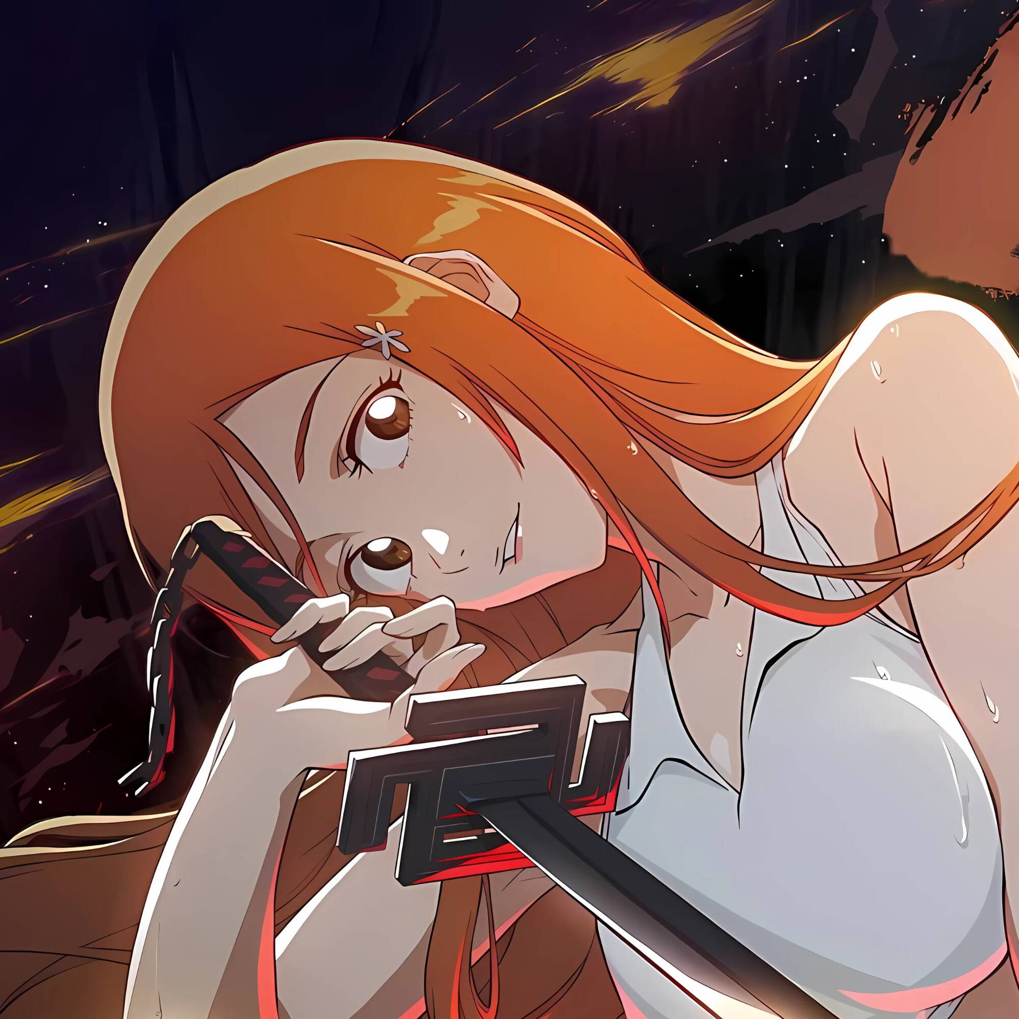 Bleach pfp Profile Picture Orihime Inoue Sword