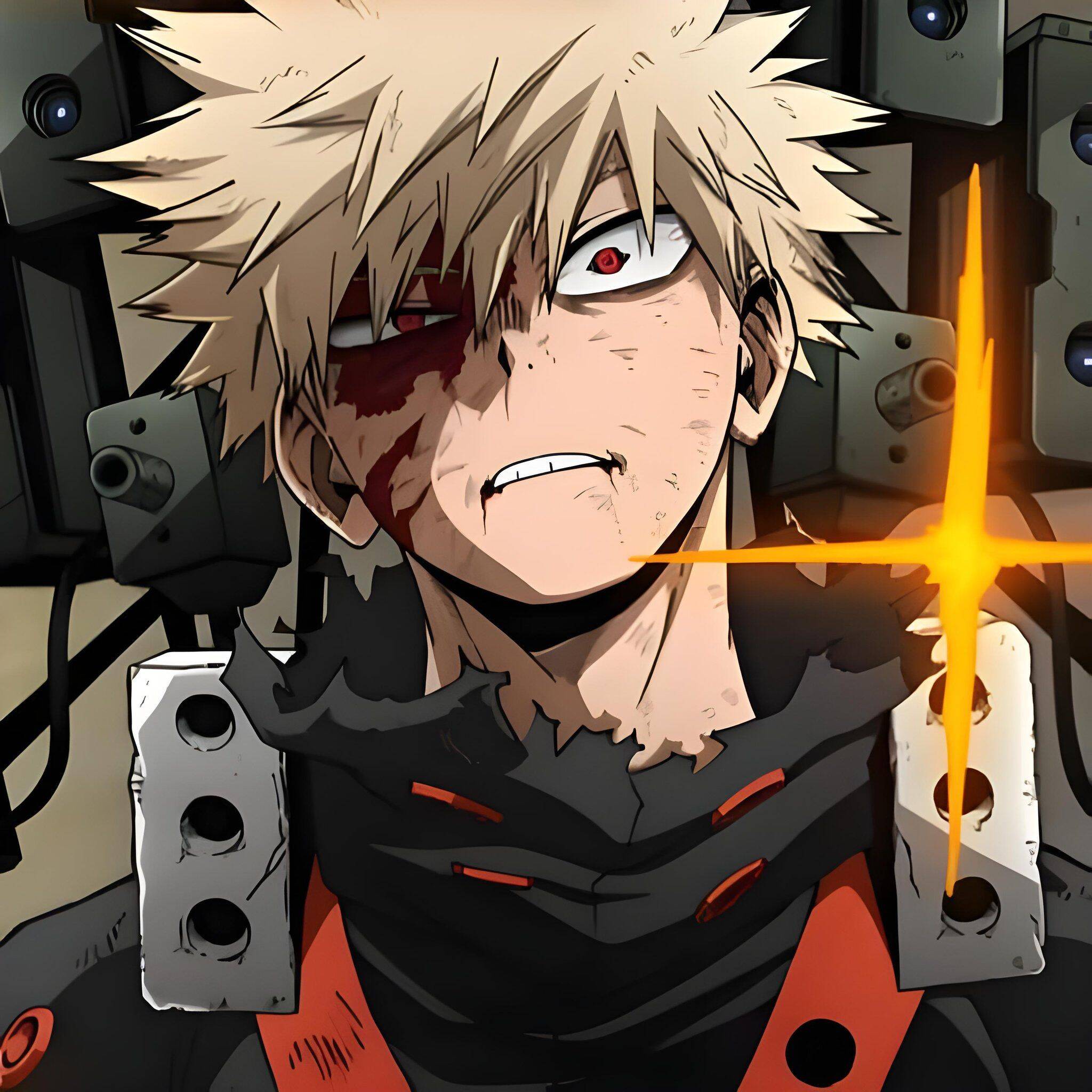 Bakugo pfp Profile Picture Battle Ready Stance