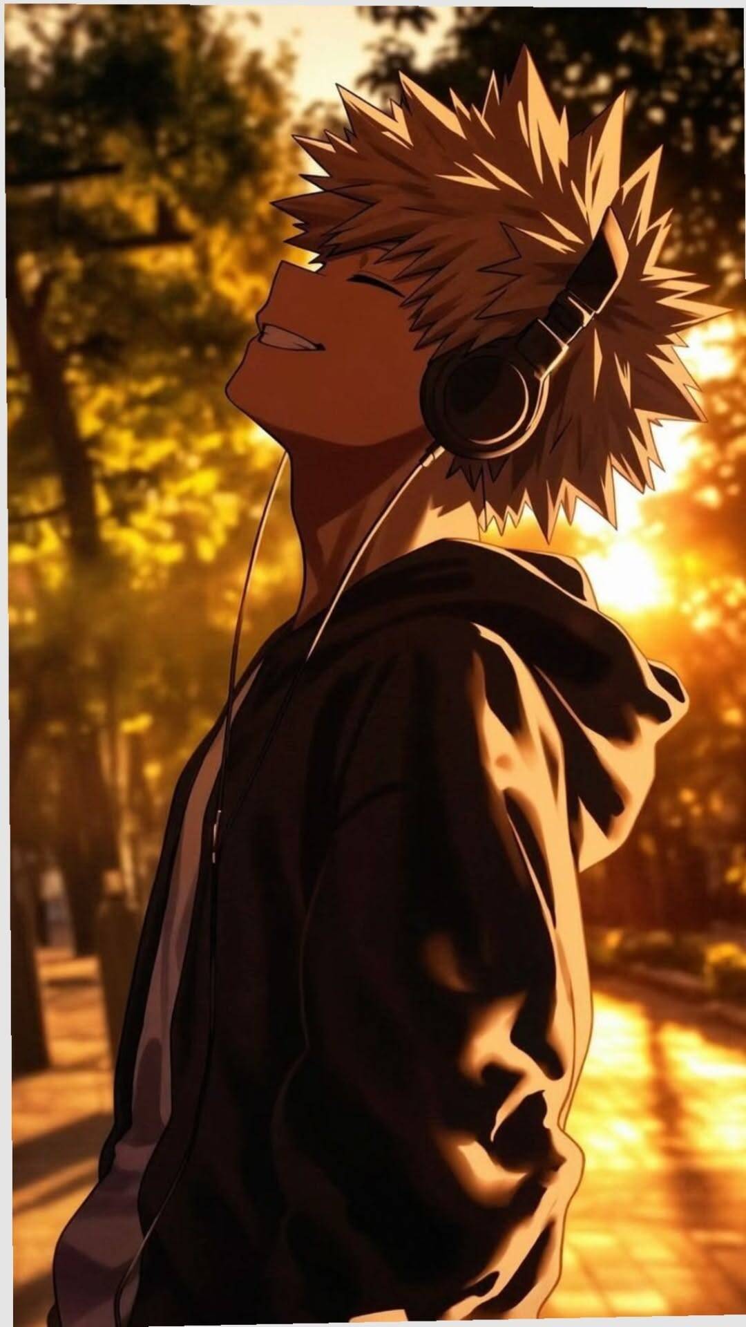 Bakugo pfp Profile Picture Relaxed Sunset Vibes