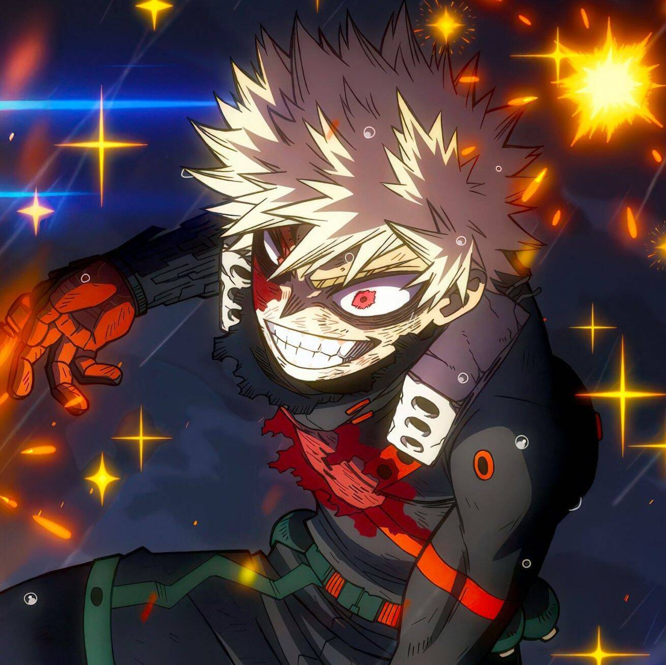 Bakugo pfp Profile Picture Hero Costume Battle Stance