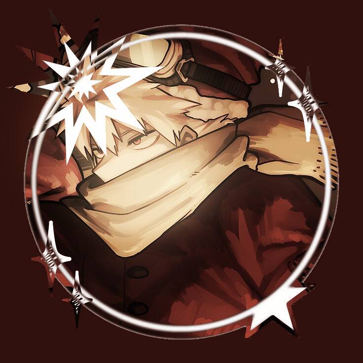 Bakugo pfp Profile Picture Winter Scarf Hero Look