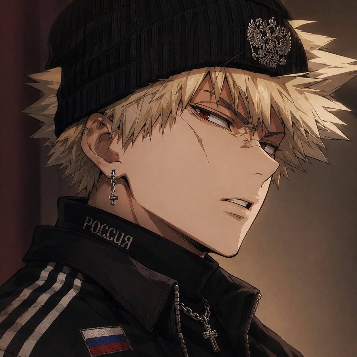 Bakugo pfp Profile Picture Beanie Street Style