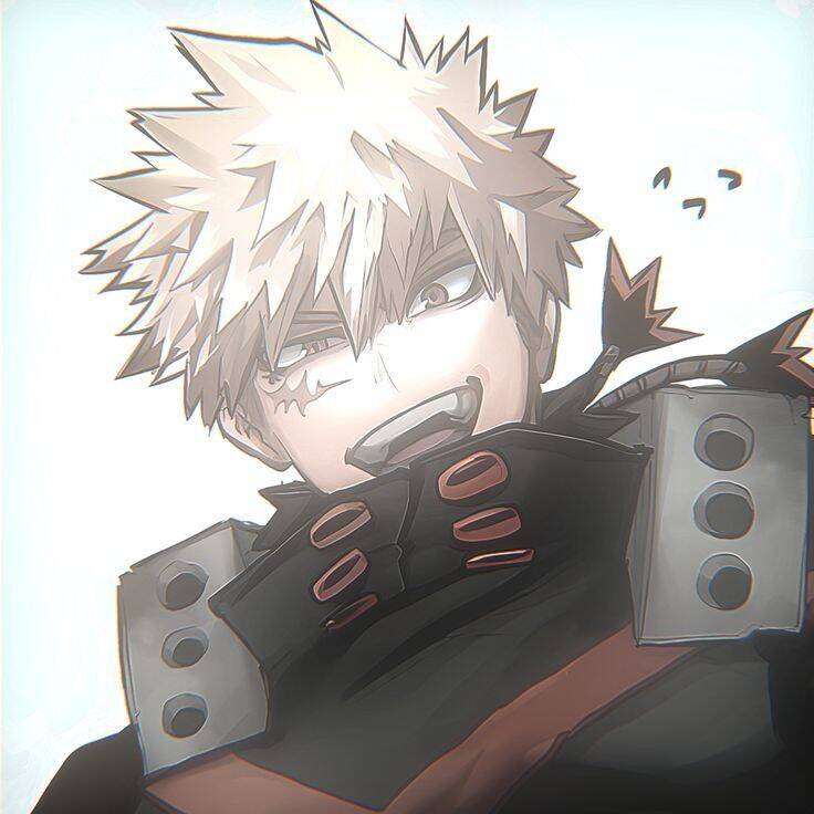 Bakugo pfp Profile Picture Hero Costume Smirk