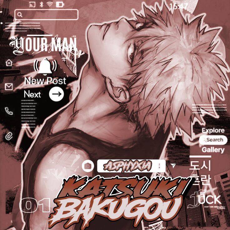 Bakugo pfp Profile Picture Aesthetic Anime Style