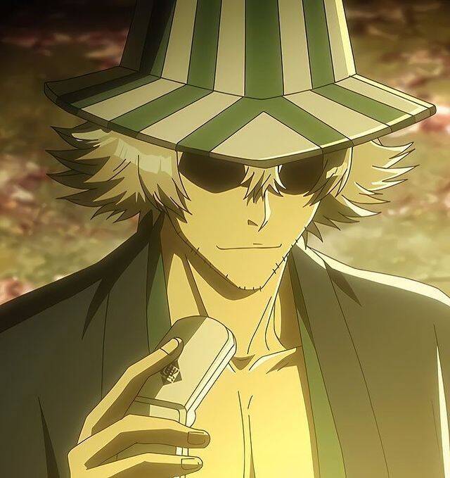 Bleach pfp Profile Picture Kisuke Urahara Hat and Fan